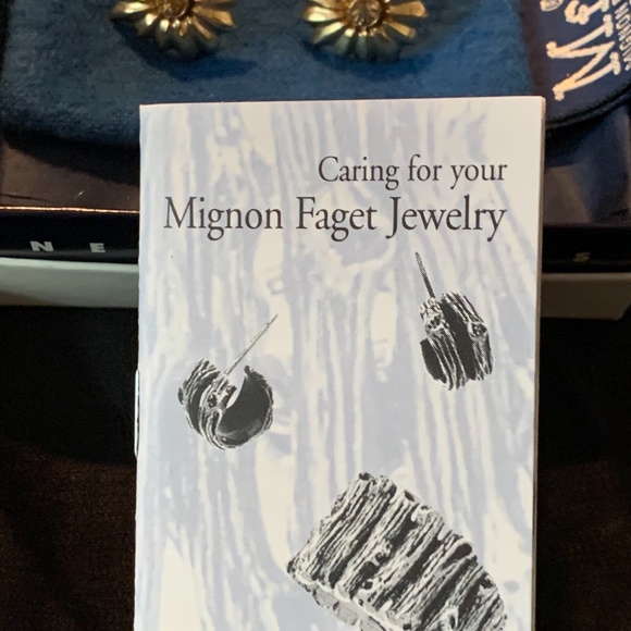 Mignon Faget 14K gold sunflower clip earrings - Picture 6 of 7